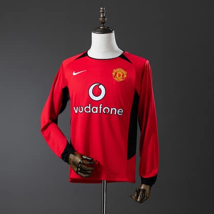 Manchester United Retro 02/04 Manga larga