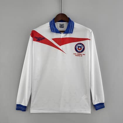 Chile Retro Visitante 1998 Manga larga
