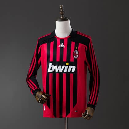 AC Milan Retro 07/08 Manga larga