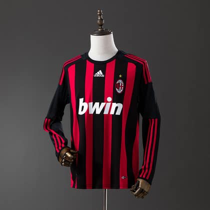 AC Milan Retro 08/09 Manga larga