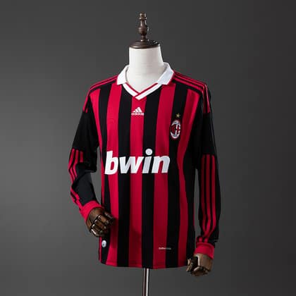 AC Milan Retro 09/10 Manga larga