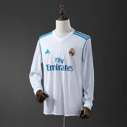 Real Madrid Local 17/18 Manga larga