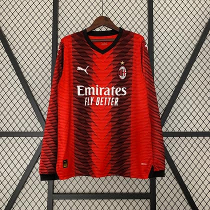AC Milan Local 23/24 Manga larga
