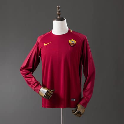 AS Roma Local 17/18 Manga larga