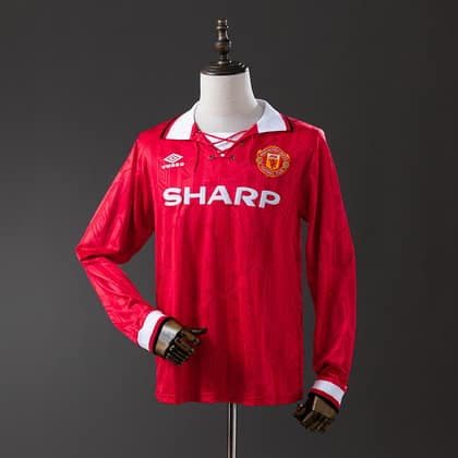 Manchester United Retro 92/94 Manga larga
