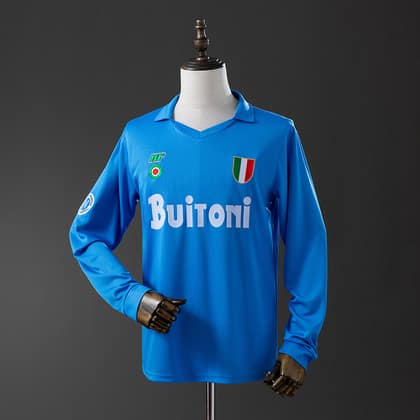 Napoli Retro 87/88 Manga larga