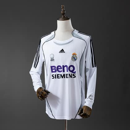 Real Madrid Retro 06/07 Manga larga