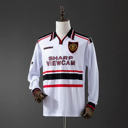 Manchester United Retro Visitante 98/99 Manga larga