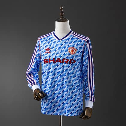 Manchester United Retro Visitante 90/92 Manga larga