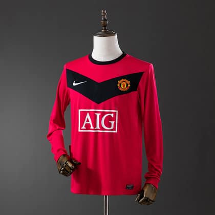 Manchester United Retro 2010 Manga larga