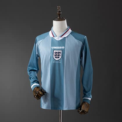 Inglaterra Retro Visitante 1996 Manga larga