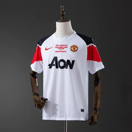 Manchester United Retro Visitante 10/11 Champions League