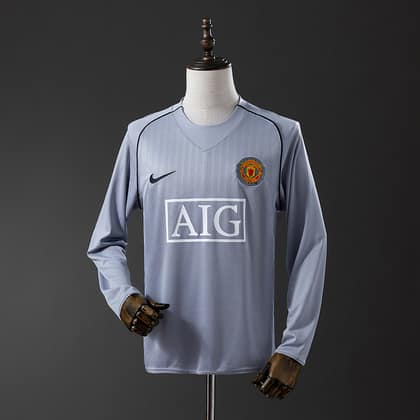 Manchester United Retro Portero 2007 Manga larga (Gris)