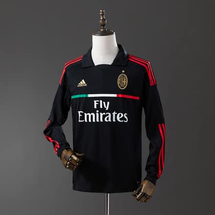 AC Milan Retro Visitante 11/12 Manga larga