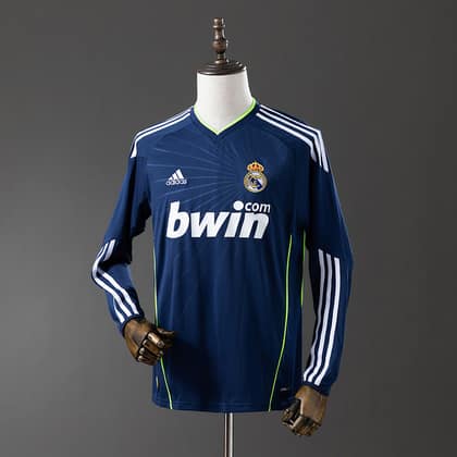Real Madrid Retro Visitante 10/11 Manga larga