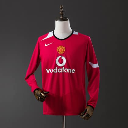 Manchester United Retro 04/06 Manga larga