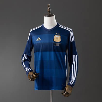 Argentina Retro Visitante 2014 Manga larga