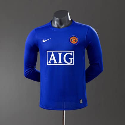 Manchester United Retro Tercera 08/09 Manga larga