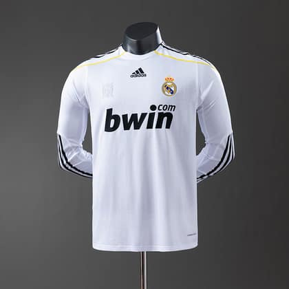 Real Madrid Retro 09/10 Manga larga