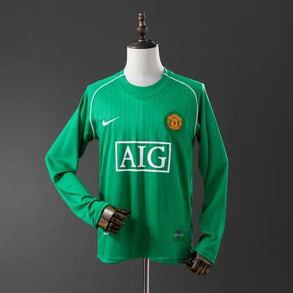 Manchester United Retro Portero 07/08 Manga larga