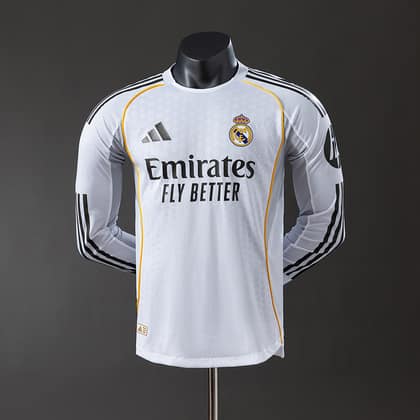 Real Madrid Local 25/26 Manga larga Player
