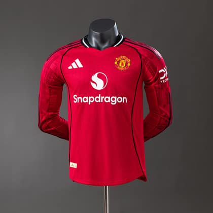 Manchester United Local 25/26 Manga larga Player