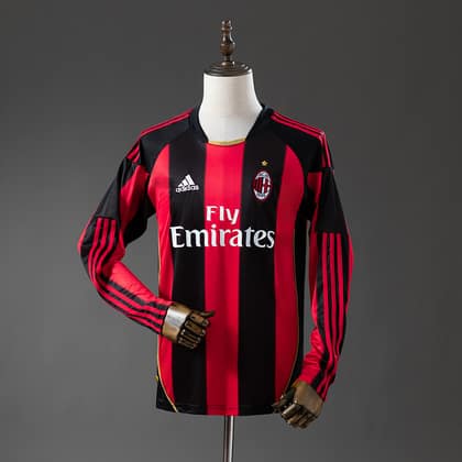 AC Milan Retro 10/11 Manga larga