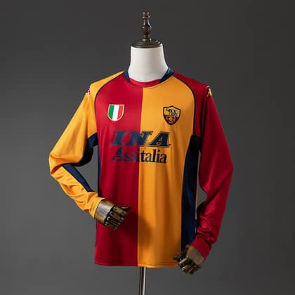 AS Roma Retro Edición especial 01/02 Manga larga