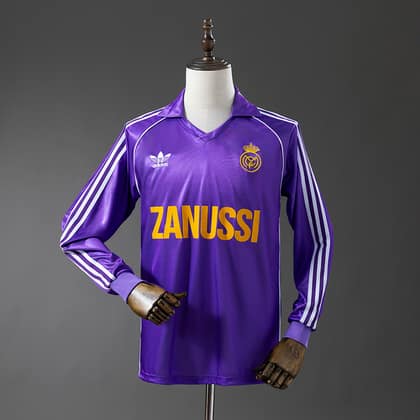 Real Madrid Retro Visitante 84/85 Manga larga