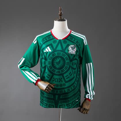 México Local 2026 Manga larga