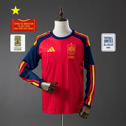 España Local 2026 Manga larga