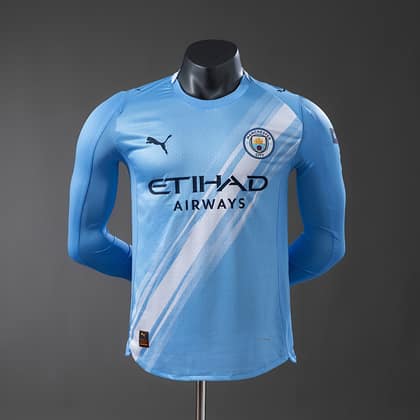 Manchester City Local 25/26 Manga larga Player