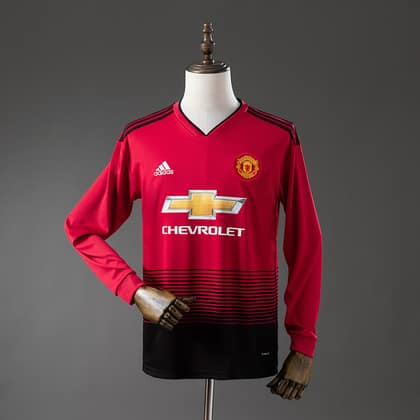 Manchester United Local 18/19 Manga larga