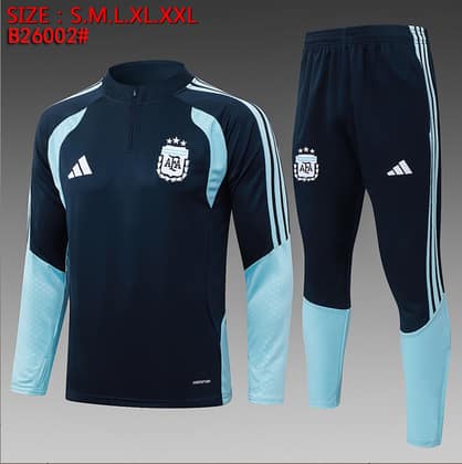 Chándal Argentina 26/27 azul · media cremallera (modelo 2)