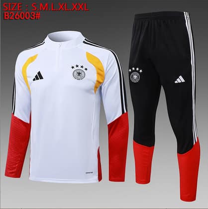 Chándal Alemania 26/27 blanco · media cremallera (modelo 2)