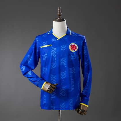 Colombia Retro Visitante 1994 Manga larga
