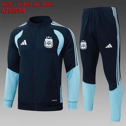 Chándal Argentina 26/27 azul · cremallera entera (modelo 3)