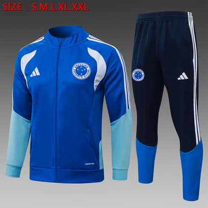 Chándal Cruzeiro 26/27 azul celeste · cremallera entera