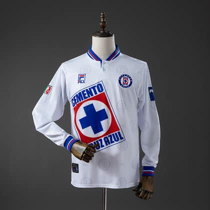 Cruz Azul Retro Visitante 1998 Manga larga