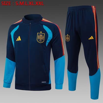Chándal España 26/27 azul · cremallera entera (modelo 3)