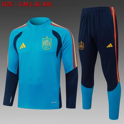Chándal España 26/27 azul claro · media cremallera (modelo 3)