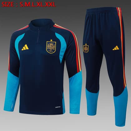Chándal España 26/27 azul · media cremallera (modelo 3)