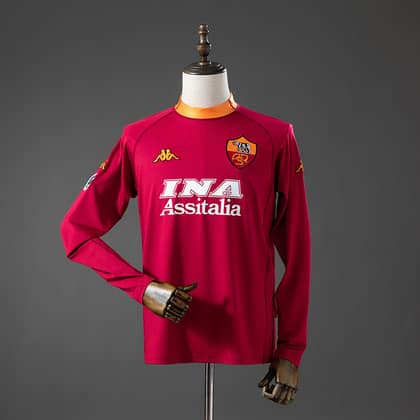 AS Roma Retro 00/01 Manga larga
