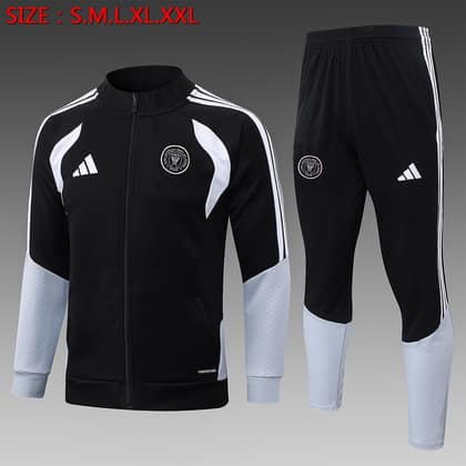 Chándal Inter Miami 26/27 negro · cremallera entera