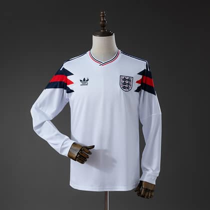Inglaterra Retro 1990 Manga larga