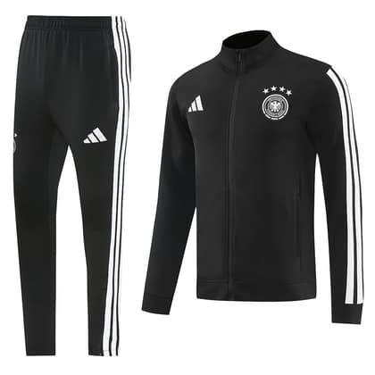 Chándal Alemania 26/27 negro · cremallera entera (diseño 1)