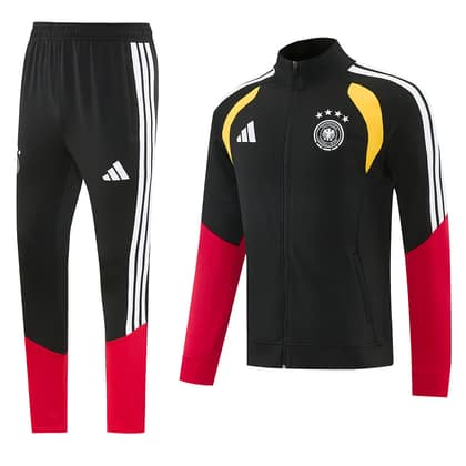 Chándal Alemania 26/27 negro · cremallera entera (diseño 2)