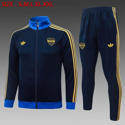 Chándal Boca Juniors 26/27 azul · cremallera entera (modelo 2)