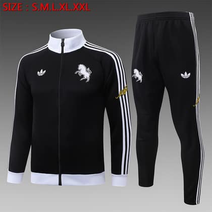 Chándal Juventus 26/27 negro · cremallera entera (modelo 2)