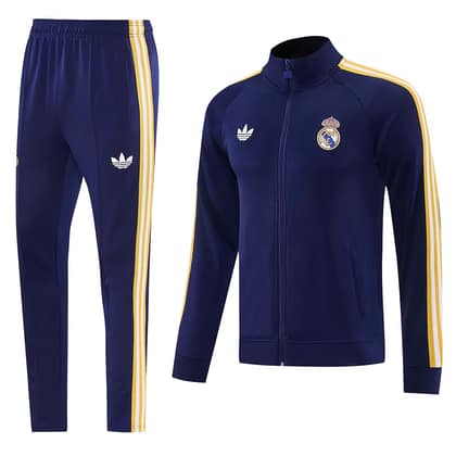 Chándal Real Madrid 26/27 azul · cremallera entera (diseño 5)